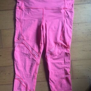 Lululemon Vibrant Pink Athletic Leggings